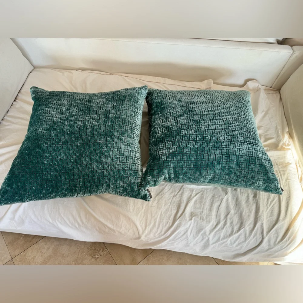 Set of 2 Jenga laguna D.V. Kap decorative pillows